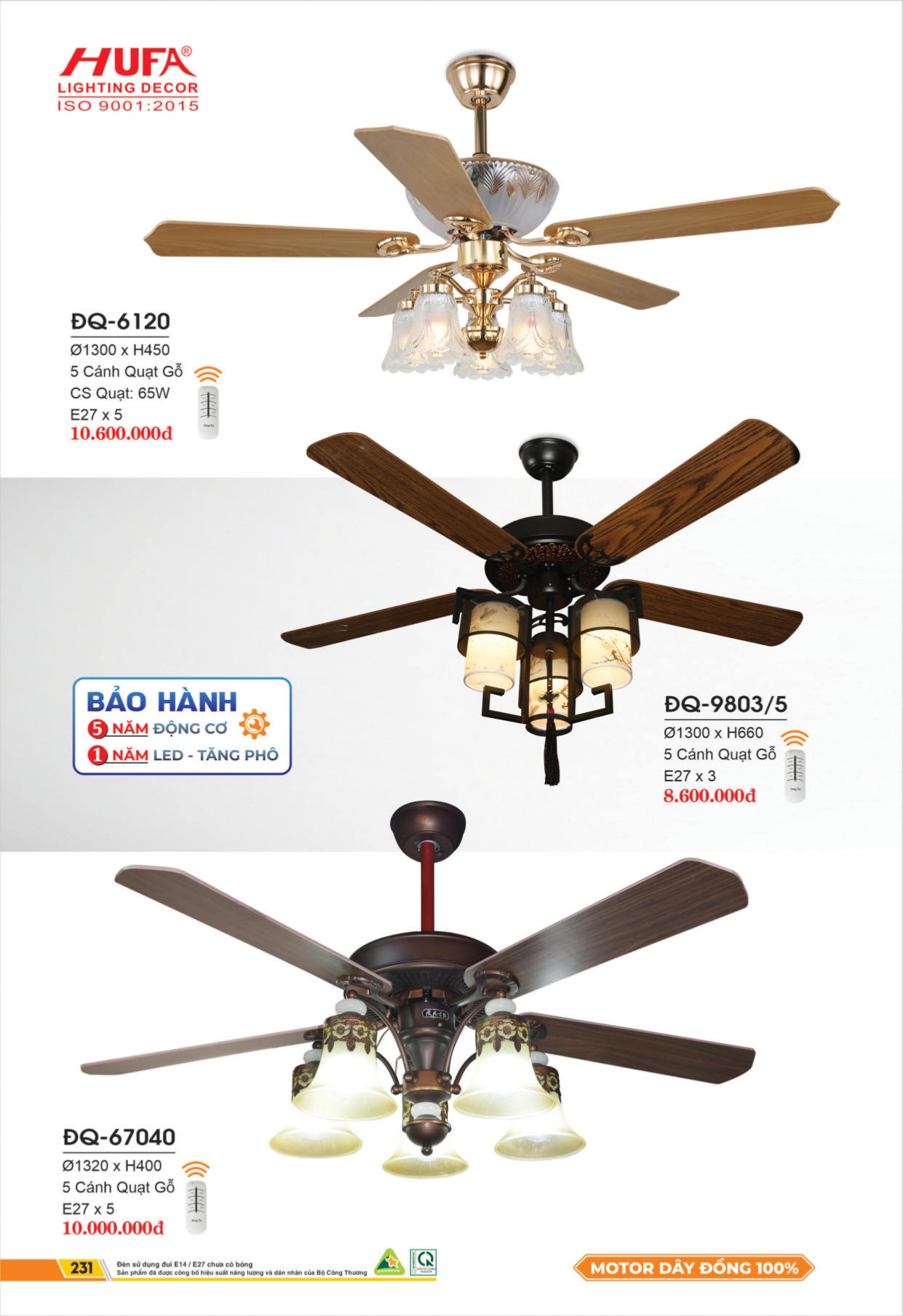 Bảng giá đèn LED HUFA 2026